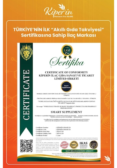 Kiper'in Bromelain & Papain Takviye Edici Gıda 30 Kapsül
