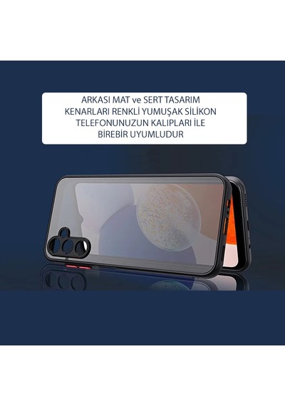 Dexmon Galaxy A24 Kılıf 3d Kamera Korumalı Parmak İzi Leke Yapmaz