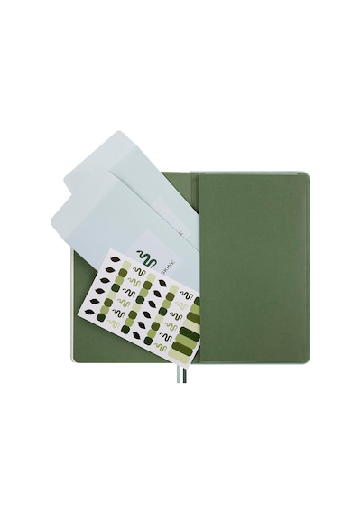 Moleskine Özel Seri Snake Leaves 12 Ay Haftalik Ajanda + Vegea Ma Çok Renkli
