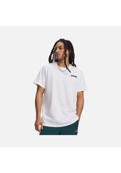 Under Armour Hw Armour Label Ss Erkek T-shirt 1382831-100 Beyaz