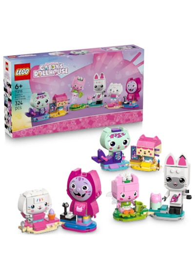 LEGO® Gabby’s Dollhouse Gabby’nin Parçalarla İnşa Edilen Kedi Arkadaşları 11215 - 6 Yaş ve Üzeri için Oyuncak Yapım Seti (324P)