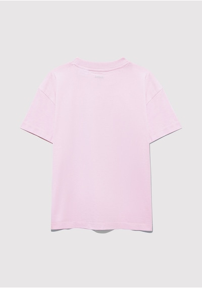 Mavi Loose Pembe Kız Çocuk T-shirt M7610312-8695 Pembe