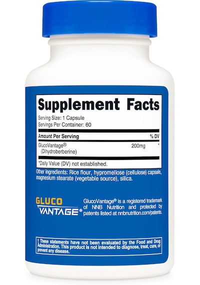 Nutricost Dihydroberberine, 200 Mg, 60 Kapsül Usa Menşeii Dmmedicineden Orijinal