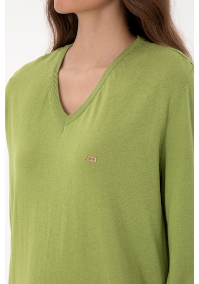 U.s. Polo Assn. Kadın Fıstık Kazak /triko 50313598-vr087 Fıstık