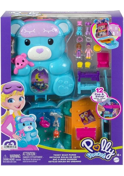 Gkj63 Polly Pocket Çanta Olabilen Micro Oyun Setleri / +4 Yaş Standart