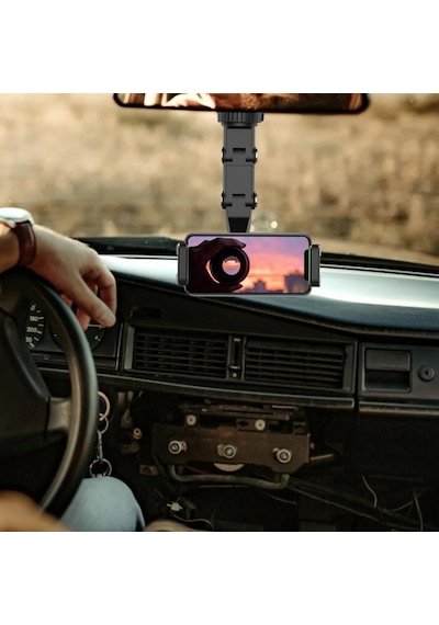 360 Derece Dönebilen Ayna Geçmeli Telefon Tutacağı / Syte180