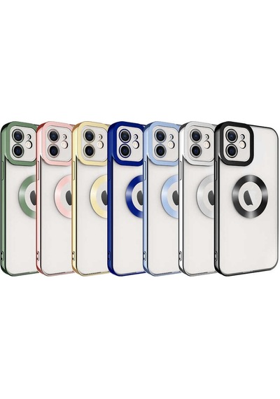 Zore Apple Uyumlu iPhone 12 Kılıf Kamera Korumalı Logo Gösteren Zore Omega Kapak