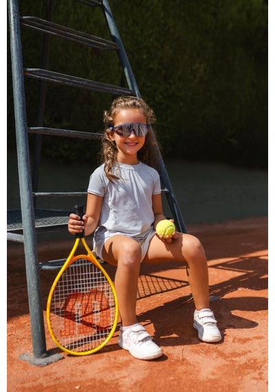 Olivio&co Sport Yarım Çerçeveli Çocuk Güneş Gözlüğü - Azure Blue Çok Renkli