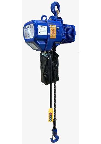 Atlas Atzce1 Trifaze 380V 1 Ton Kapasite Elektrikli Zincirli Vinç