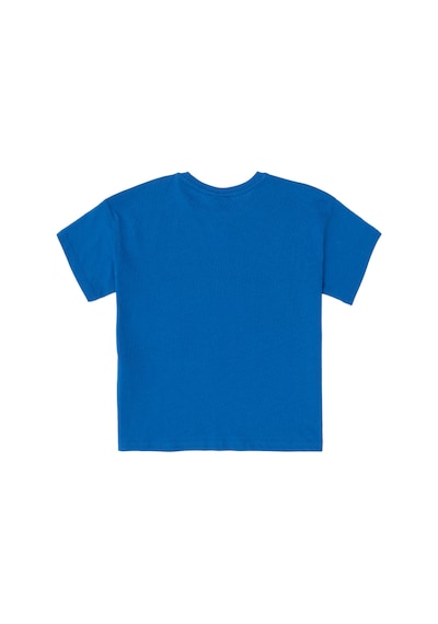 U.S. Polo Assn. Erkek Çocuk Kobalt Oversize Bisikelt Yaka Tişört 50298981-VR077