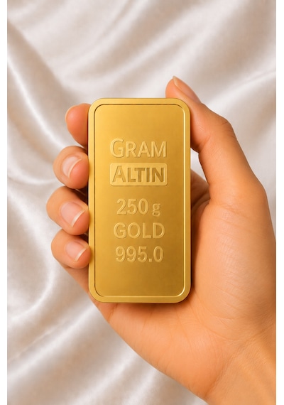 250 Gram 24 Ayar Külçe Altın Yatırımlık Altın