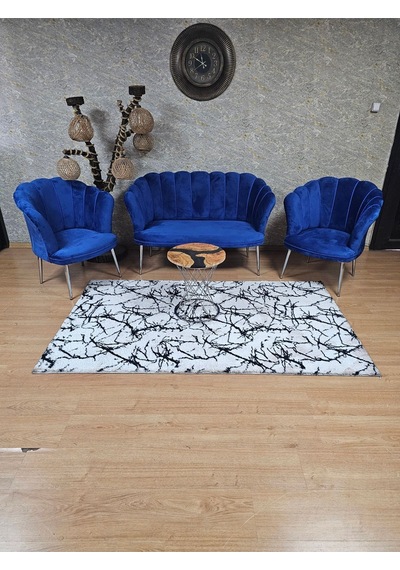 Zafir Papatya Çay Seti Koltuk Takımı Krom Sivriltme Ayak, Balkon, Salon, Ofis, Cafe Koltuk Takımı Mavi Zafir Papatya Çay Seti Koltuk Takımı Krom Sivriltme Ayak, Balkon, Salon, Ofis, Cafe Koltuk Takımı Mavi