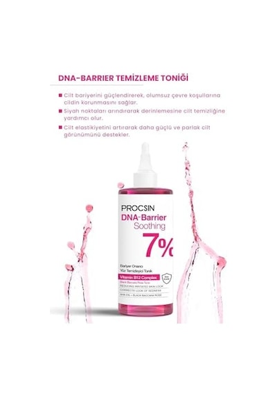Dna-barrier Soothing Cilt Bariyeri Onarıcı Güçlendirici Yüz Temizleyici Tonik