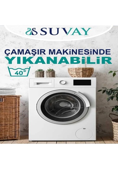Antialerjik Bebek Yastığı Boncuk Silikon Yastık 35x45 Cm 225 Gram%100 Pamuklu Kılıf