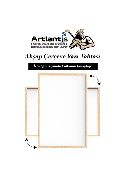 Duvara Monte Beyaz Yazı Tahtası 45x60 Cm 1 Adet Laminant Yazı Tahtası Ahşap Çerçeveli Askılı Okul Ofis Büro 124-Pembe