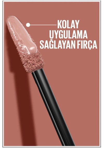 Maybelline New York Super Stay Vinyl Ink Uzun Süre Kalıcı Likit Parlak Ruj 115 Peppy + Mini Sky High Cosmic Black Maskara