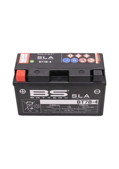 Bs Bt7b-4 Sla 2006-2010 Triumph Daytona 675 Uyumlu Akü Jel Akü