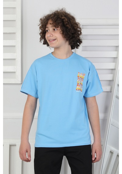 Crassi Erkek Çocuk T-shirt Mavi