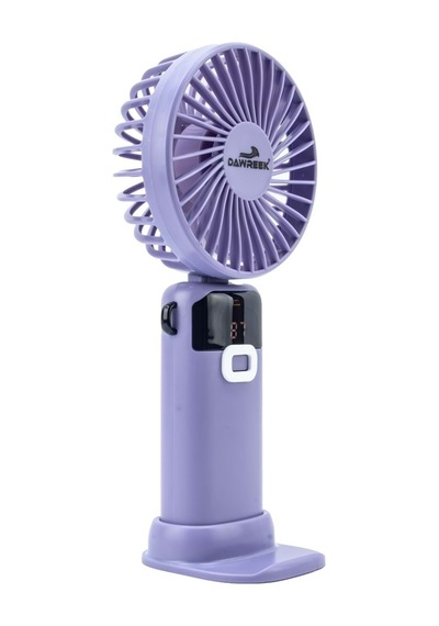 Dawreek Bt0258 Led Göstergeli El Fanı Mavi Mor