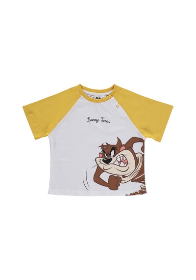 Civil Baby Taz Baskılı 6-18 Ay Takım - Beyaz