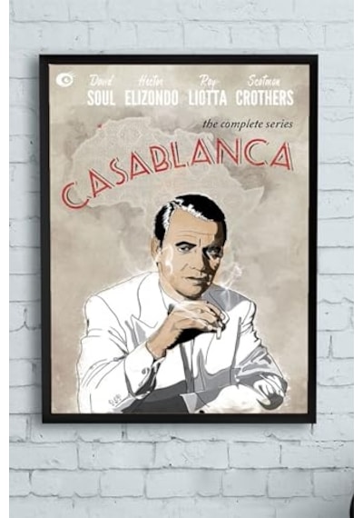 Casablanca-kazablanka Film Afişi Çerçeveli Tablo 4 40x50cm