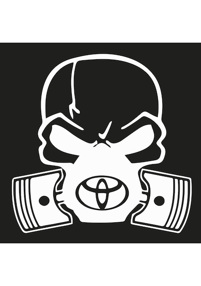 Toyota Sticker Toyota Kuru Kafa Sticker Araba Oto Sticker