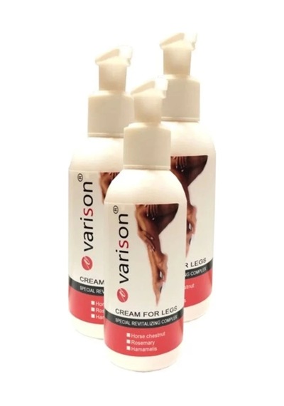 Varison Cream Dizbacak Bakım Kremi 120 Ml 3 Adet