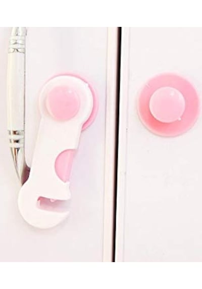 Kidkid Bebek Güvenlik Koruma Çocuk Mandal Kilit Pembe Çok Renkli