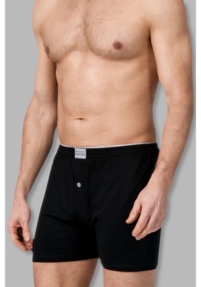 Namaldı 3'lü Paket Havlu Bel Erkek Boxer Siyah