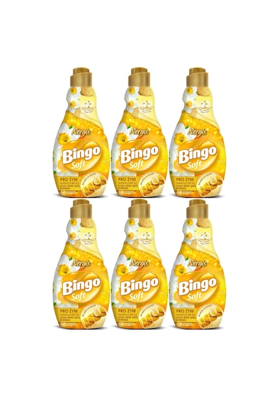 Bingo Soft Çamaşır Yumuşatıcı Konsantre 1440ml Nergis 6 Lı Set 6'lı Set