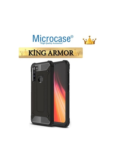 Microcase Redmi Note 8 King Serisi Armor Kilif + Cam (Seç) 385815414
