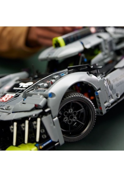 LEGO® Technic PEUGEOT 9X8 24H Le Mans Hybrid Hypercar 42156 - Yetişkinler için Koleksiyonluk Model Yapım Seti (1775 P)