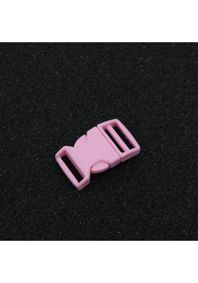 Paracord Aksesuar Paracord Bileklik Plastik Klips 1,5 Cm Pembe 10 Adet