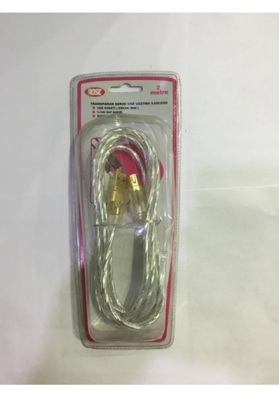 Transparan Serisi Usb Uzatma Kablosu 2 Metre