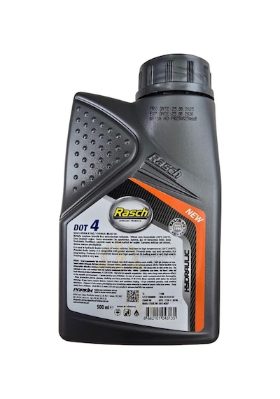 Rasch Hidrolik Fren Yağı Dot4 230 C - 500 Ml. - 1 Adet