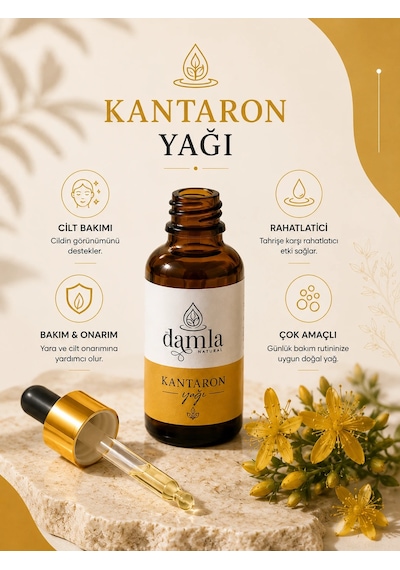 Biodamla Natural Kantaron Yağı 20 Ml