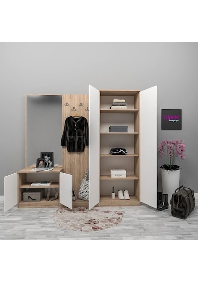 İstanbul Portmanto Mdf Antrasit İstanbul Portmanto Mdf Antrasit