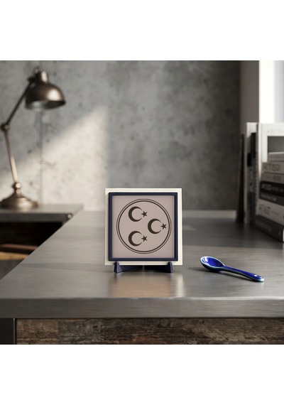 Minimalist Üç Hilal Desenli Masaüstü Objesi, Sevdikleriniz İçin Anlamlı Bir Hediye 10x10 Cm