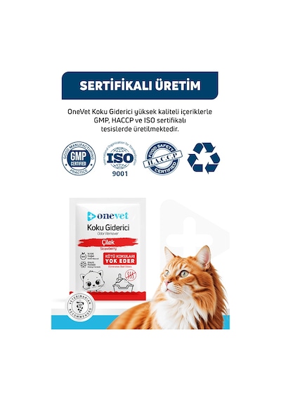 Onevet Kedi Kumu Koku Giderici Çilekli 15 Adet 25 Gr