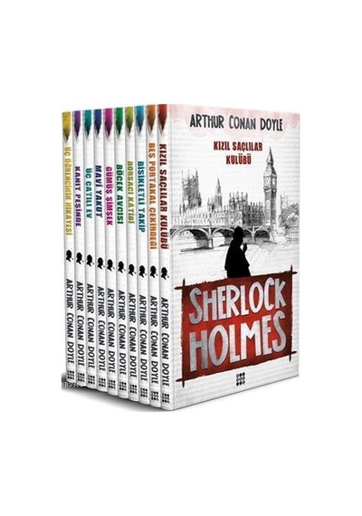 Sherlock Holmes Seti - 10 Kitap Takım - Sir Arthur Conan Doyle - Dokuz Yayınları