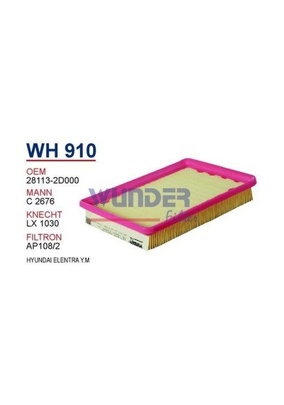 WUNDER WH910 HAVA FİLTRESİ - KiA CERATO BENZiNLi Y.M