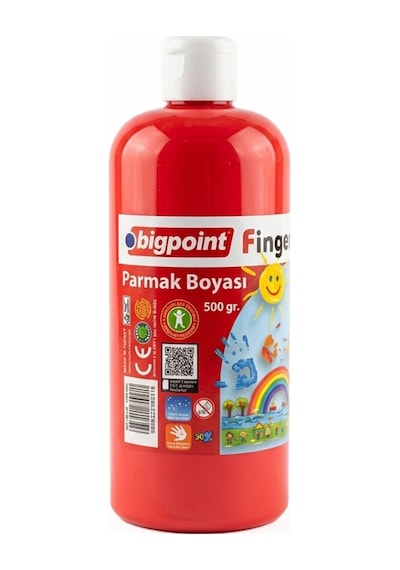 Bigpoint Parmak Boyası 500 Gram Kırmızı Diğer