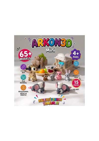 Arkon 3d Aşçı Fare - 3d Baskı 10 Lu Paket