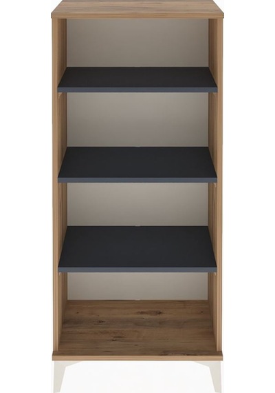 Arges Dolap 3 Raflı 60x30x134 Çam-antrasit Çam
