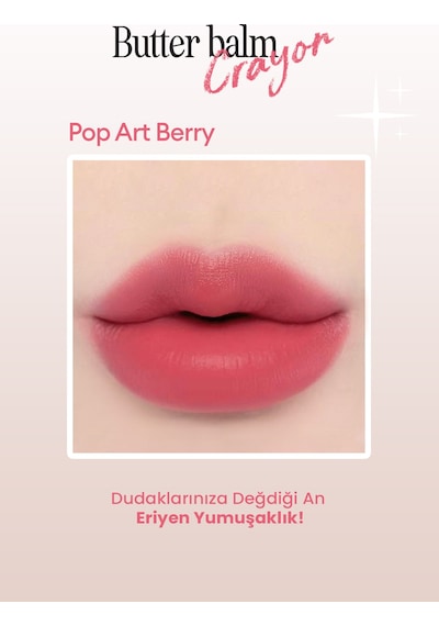 Clıo Butter Balm Crayon 008 Pop-art Berry 08