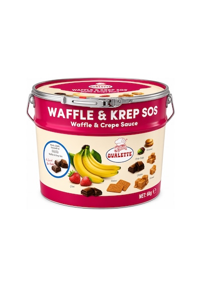 Ovalette Waffle&krep Sos Sütlü 10 Kg