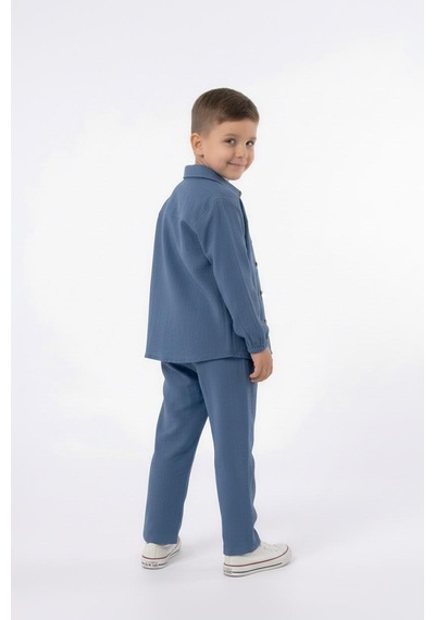 Miababy Modal 3lü Takım İndigo
