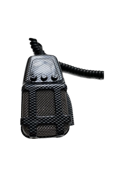 Carub 3 Sesli Megafonlu Mikrofonlu Siren Karbon 12V 40W