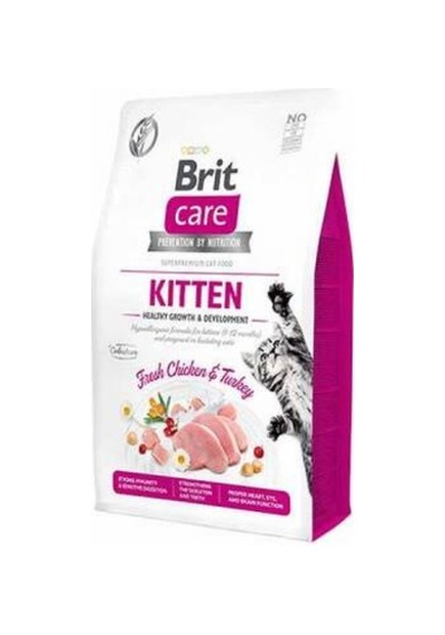 Hypoallergenic Tavuklu Ve Hindili Tahılsız Yavru Kedi Maması 2 Kg