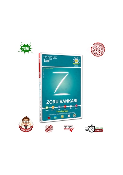 Tonguç Akademi 5. Sınıf Zoru Bankası Tüm Dersler